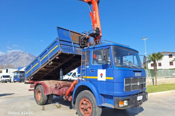 Fiat 160 ribaltabile e Gru Fassi