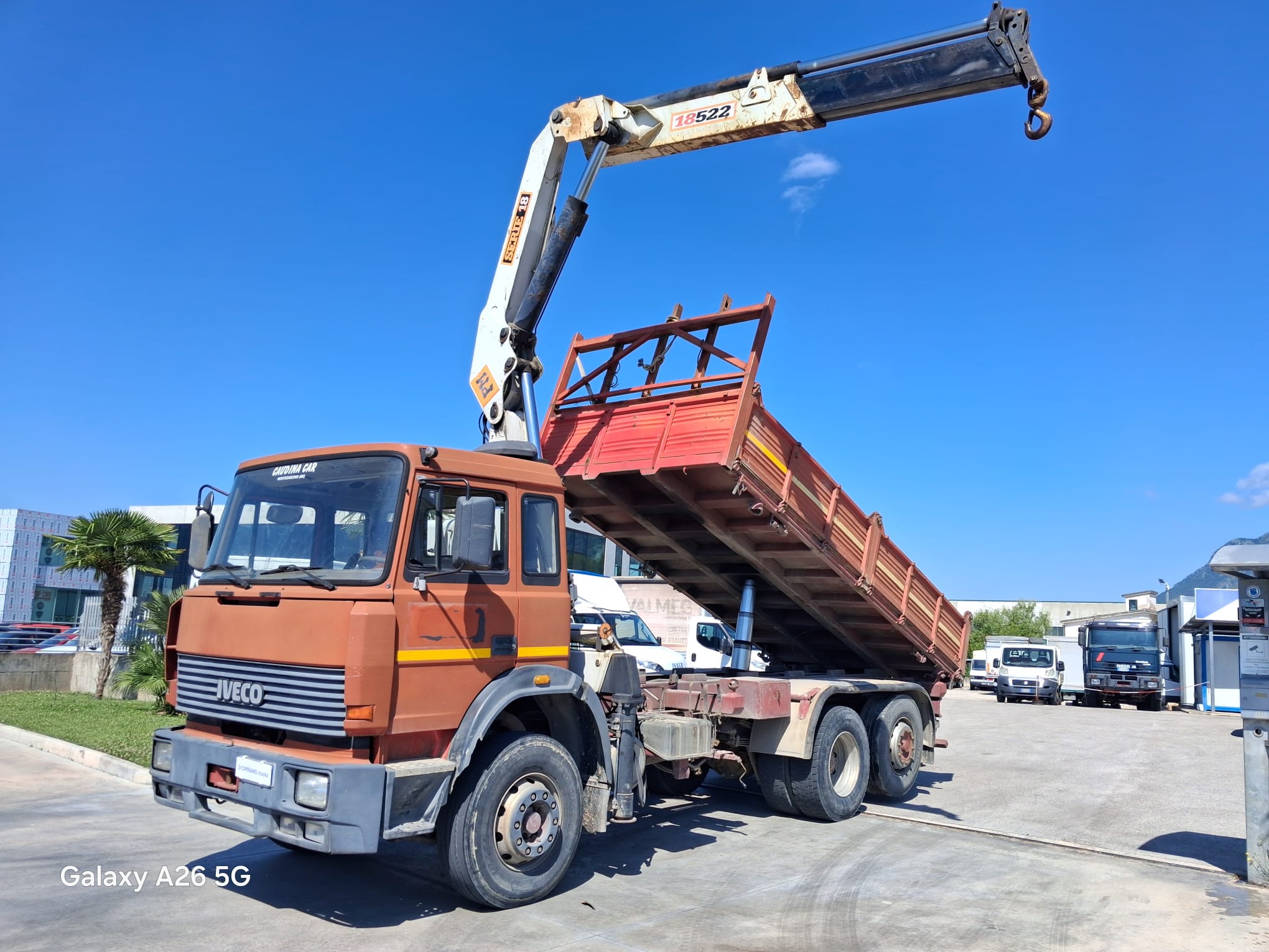 Iveco 190.26 RIBALTABILE E GRU PM 9200 KG - immagine 8