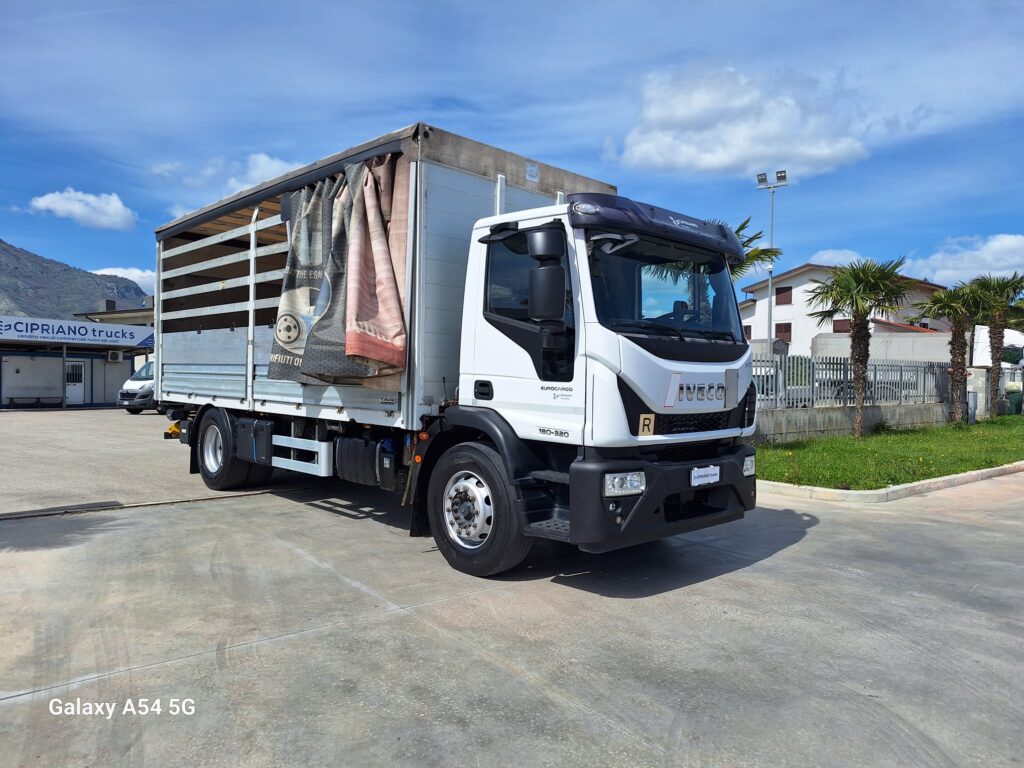 Iveco Eurocargo 180-32 Cassone Centinato con Sponda Caricatrice - immagine 1