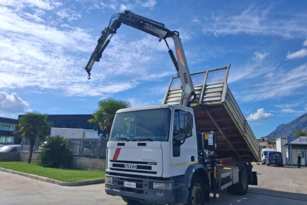 Iveco Eurocargo 150e18 K RIBALTABILE E GRU PM - immagine 12