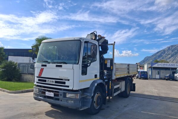 Iveco Eurocargo 150e18 K RIBALTABILE E GRU PM - immagine 24