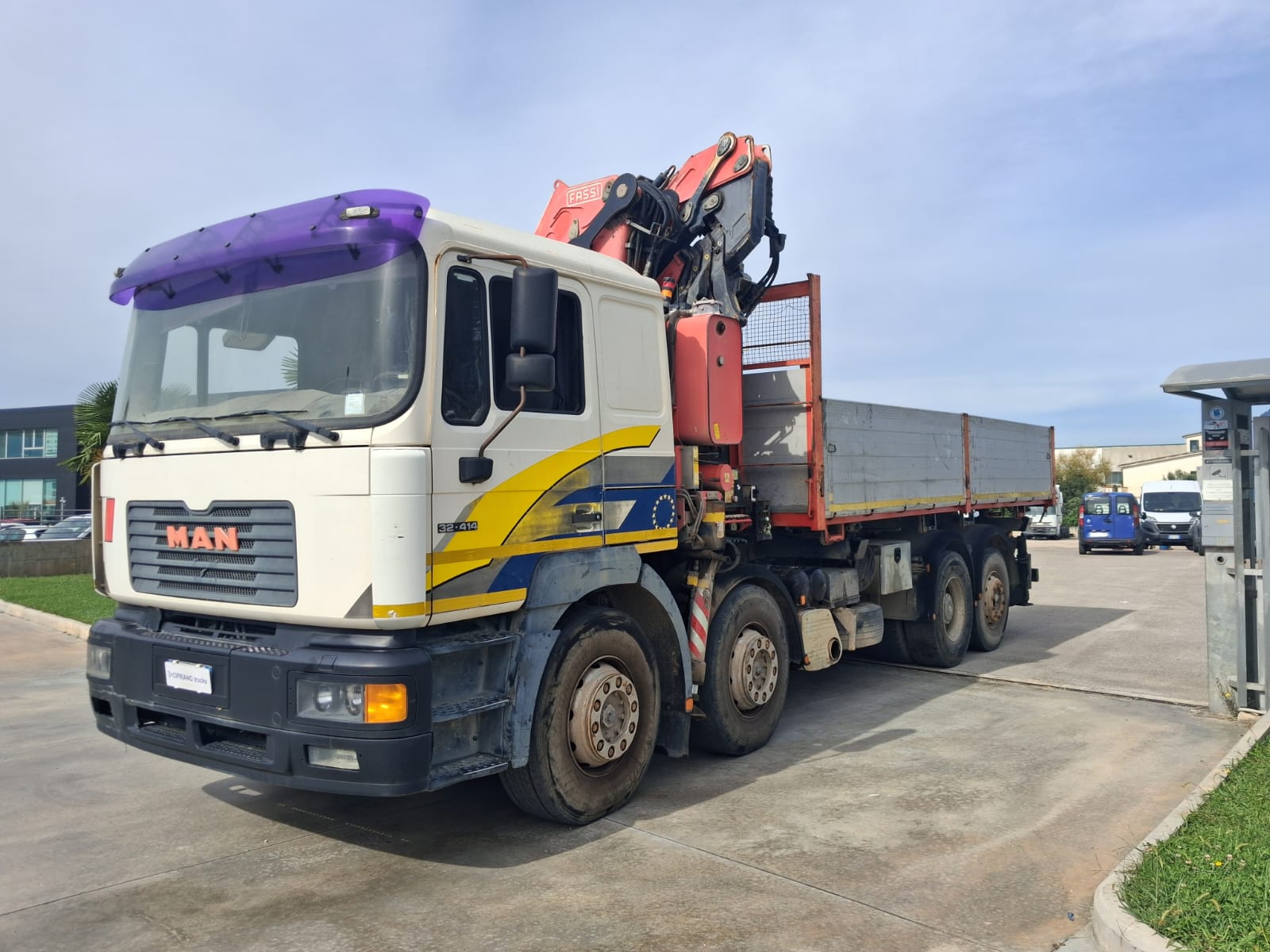 MAN 4 ASSI con Gru FASSI F360XP e Ribaltabile - immagine 2