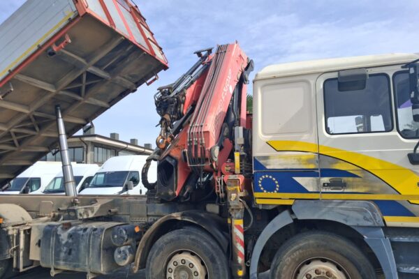 MAN 4 ASSI con Gru FASSI F360XP e Ribaltabile - immagine 11
