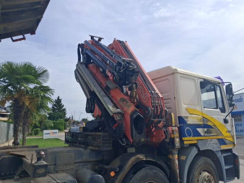 MAN 4 ASSI con Gru FASSI F360XP e Ribaltabile - immagine 12
