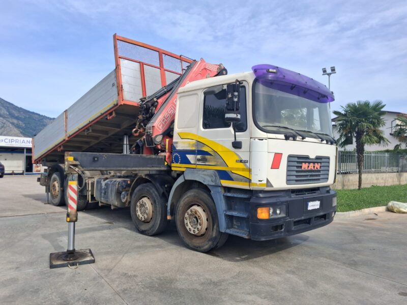 MAN 4 ASSI con Gru FASSI F360XP e Ribaltabile - immagine 14