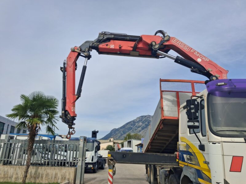 MAN 4 ASSI con Gru FASSI F360XP e Ribaltabile - immagine 15