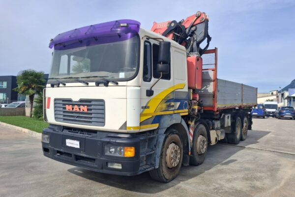MAN 4 ASSI con Gru FASSI F360XP e Ribaltabile - immagine 16