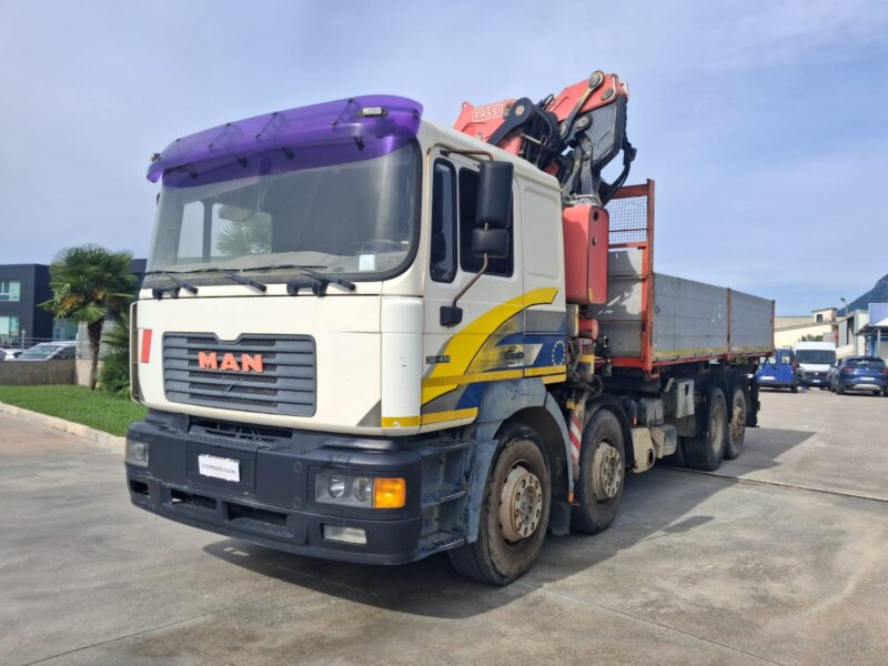 MAN 4 ASSI con Gru FASSI F360XP e Ribaltabile - immagine 16