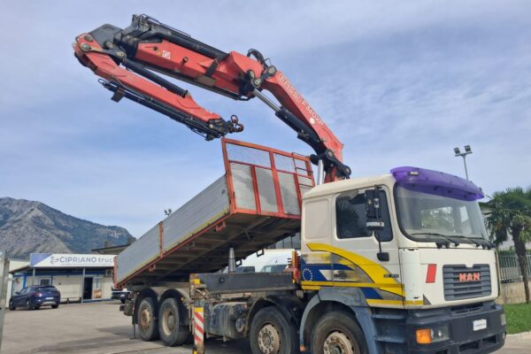 MAN 4 ASSI con Gru FASSI F360XP e Ribaltabile - immagine 17