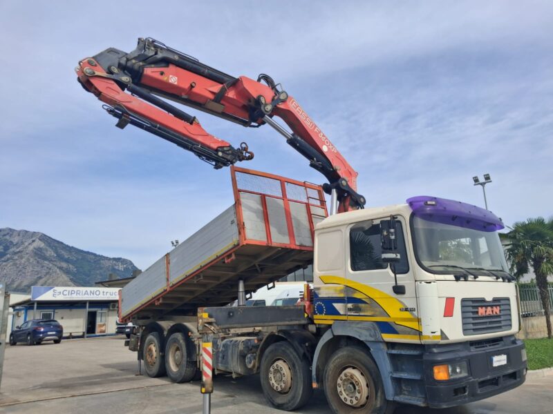 MAN 4 ASSI con Gru FASSI F360XP e Ribaltabile - immagine 17