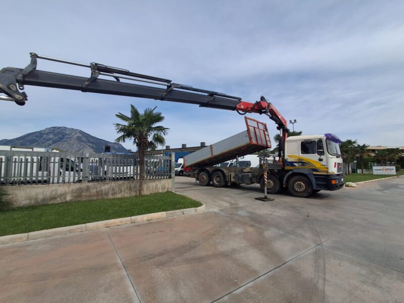 MAN 4 ASSI con Gru FASSI F360XP e Ribaltabile - immagine 19