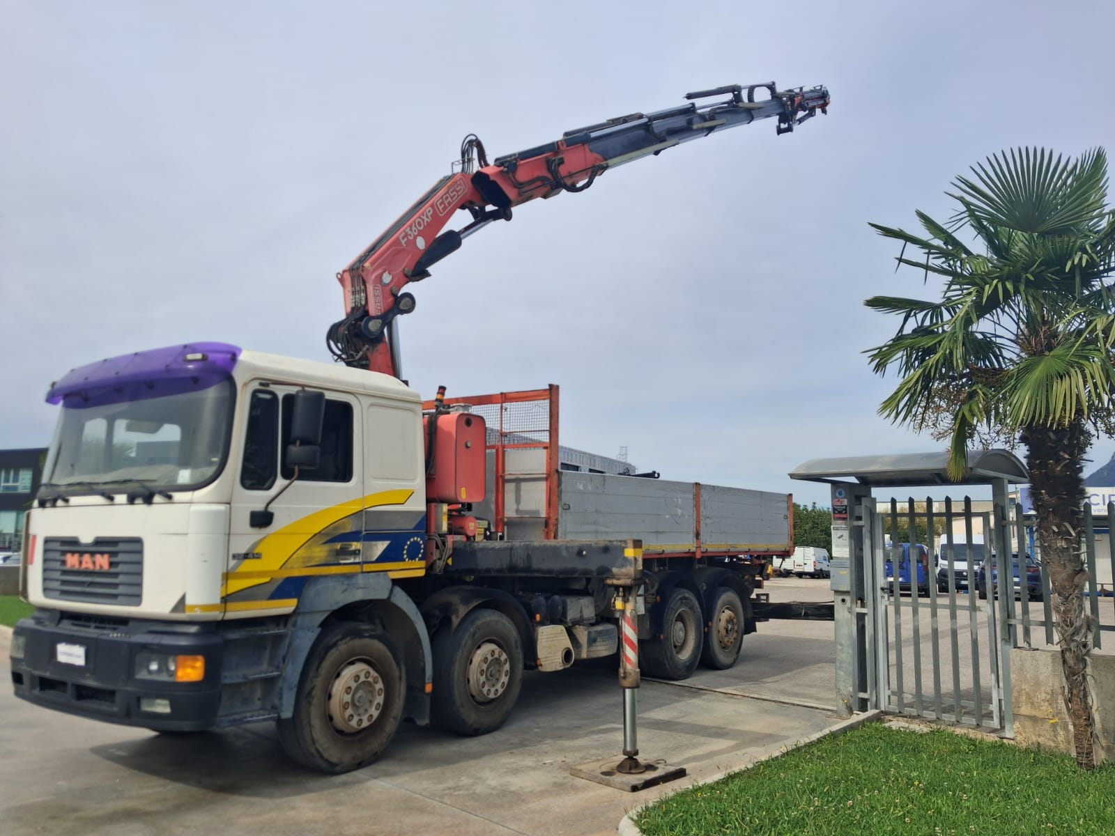 MAN 4 ASSI con Gru FASSI F360XP e Ribaltabile - immagine 23