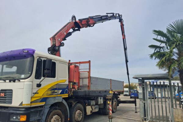 MAN 4 ASSI con Gru FASSI F360XP e Ribaltabile - immagine 24