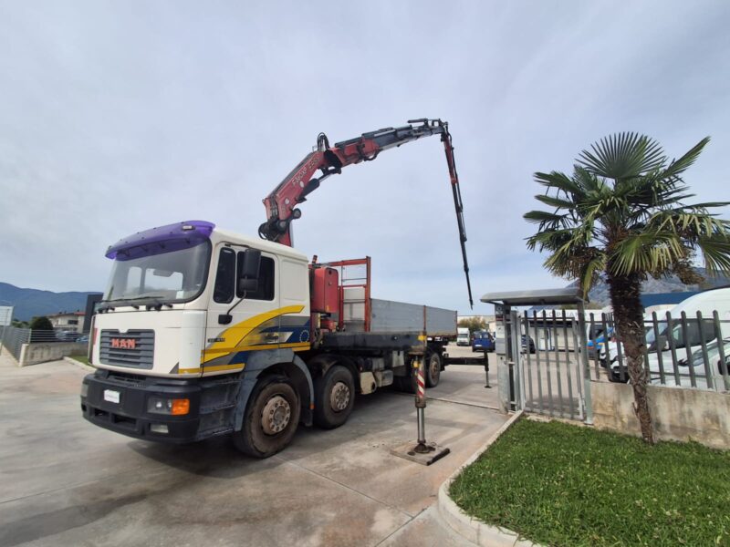 MAN 4 ASSI con Gru FASSI F360XP e Ribaltabile - immagine 28