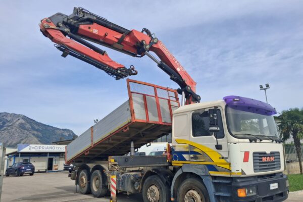 MAN 4 ASSI con Gru FASSI F360XP e Ribaltabile - immagine 33