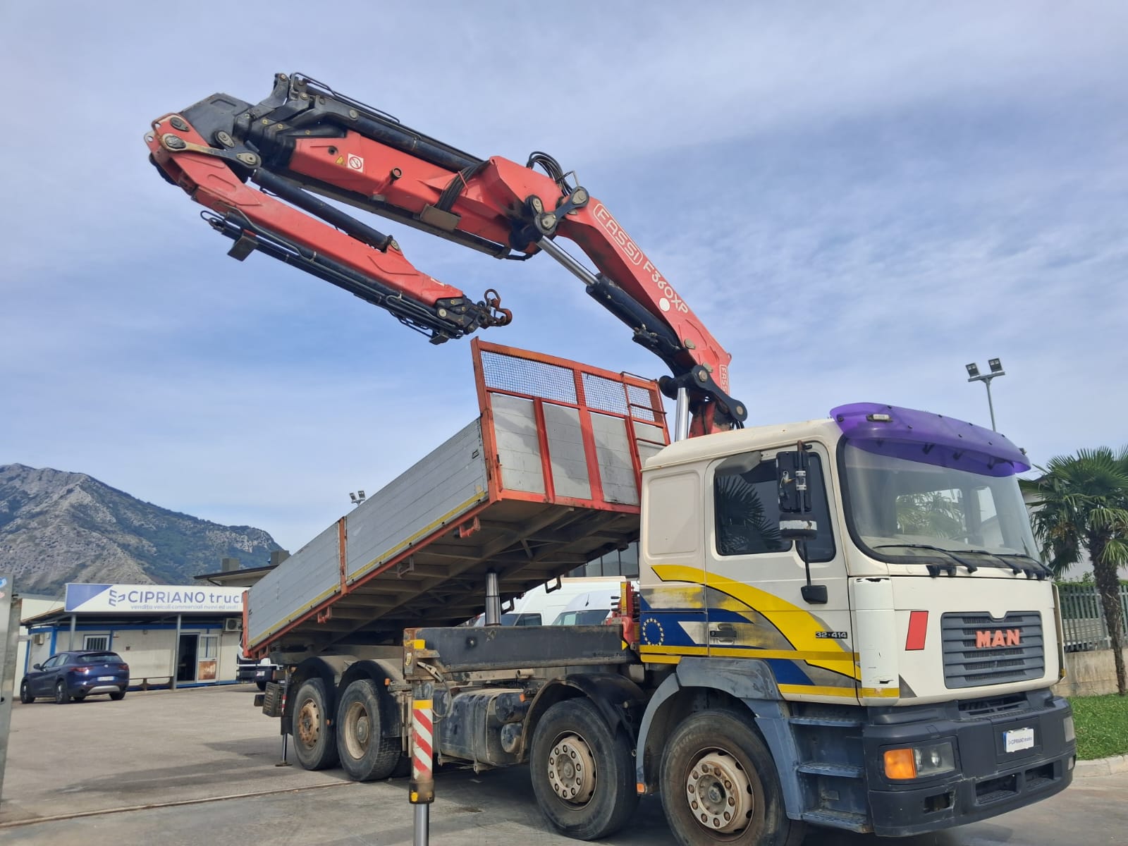 MAN 4 ASSI con Gru FASSI F360XP e Ribaltabile - immagine 33