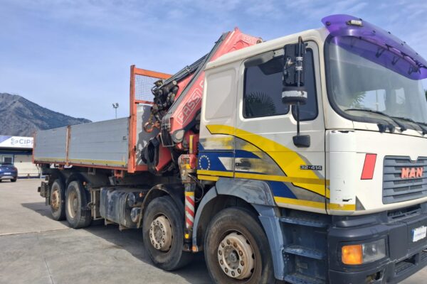 MAN 4 ASSI con Gru FASSI F360XP e Ribaltabile - immagine 6
