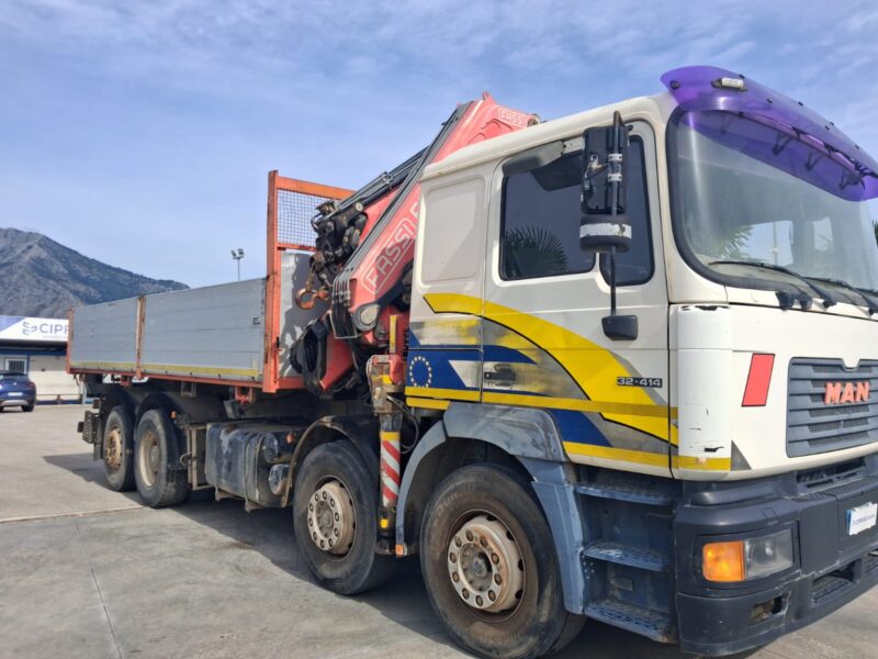 MAN 4 ASSI con Gru FASSI F360XP e Ribaltabile - immagine 6