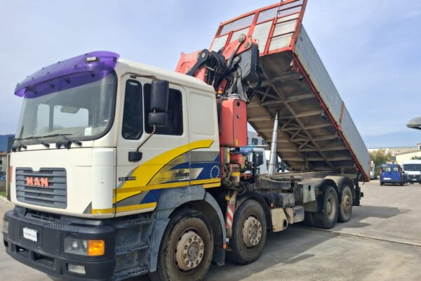 MAN 4 ASSI con Gru FASSI F360XP e Ribaltabile - immagine 9