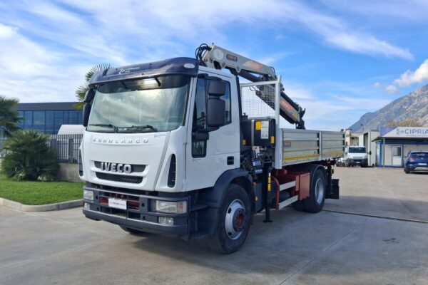 Iveco Eurocargo 150e18 K RIBALTABILE E GRU PM - immagine 2