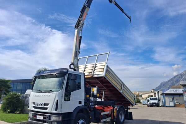 Iveco Eurocargo 150e18 K RIBALTABILE E GRU PM - immagine 14