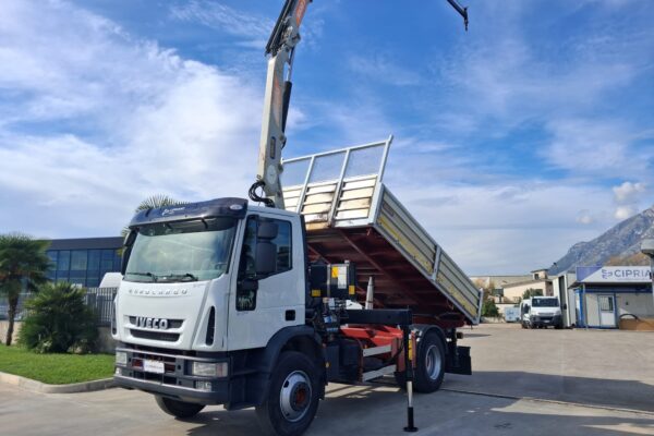 Iveco Eurocargo 150e18 K RIBALTABILE E GRU PM - immagine 18