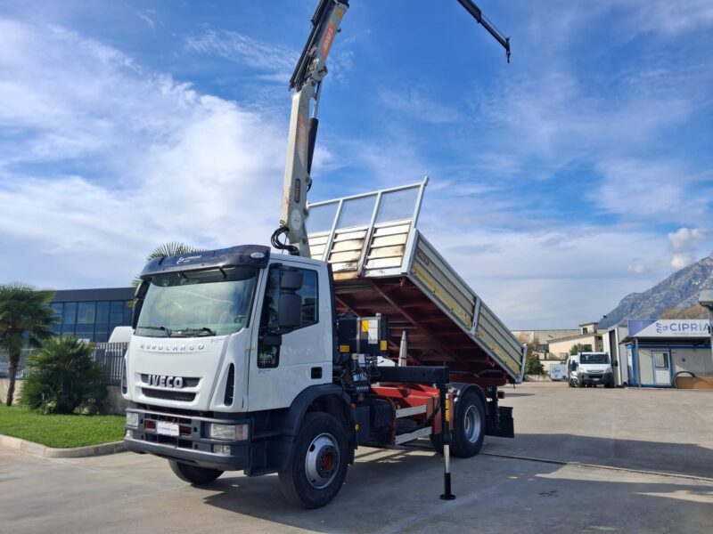 Iveco Eurocargo 150e18 K RIBALTABILE E GRU PM - immagine 18