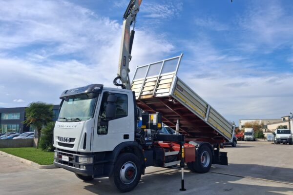 Iveco Eurocargo 150e18 K RIBALTABILE E GRU PM - immagine 19