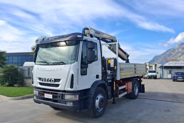 Iveco Eurocargo 150e18 K RIBALTABILE E GRU PM - immagine 3