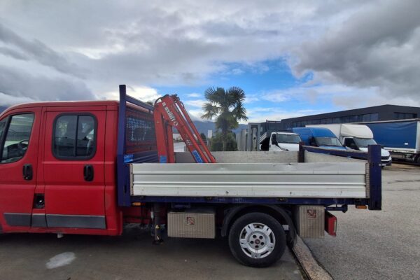 Fiat Ducato Doppia Cabina Grù e Cassone Fisso - immagine 16