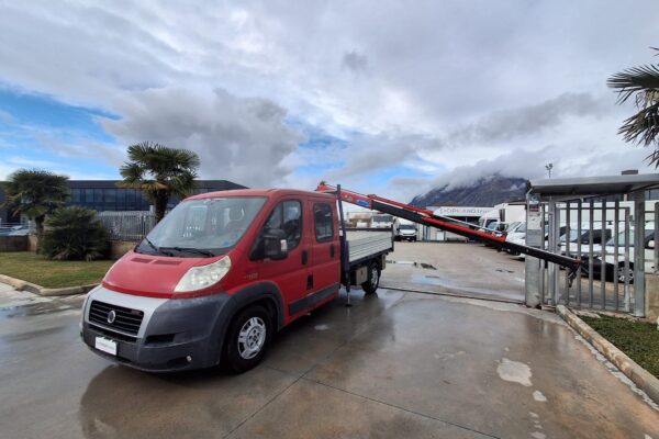 Fiat Ducato Doppia Cabina Grù e Cassone Fisso - immagine 17