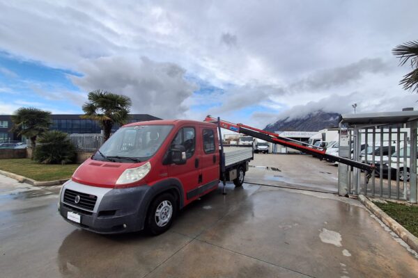 Fiat Ducato Doppia Cabina Grù e Cassone Fisso - immagine 18