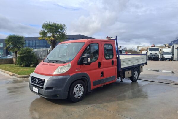 Fiat Ducato Doppia Cabina Grù e Cassone Fisso - immagine 21