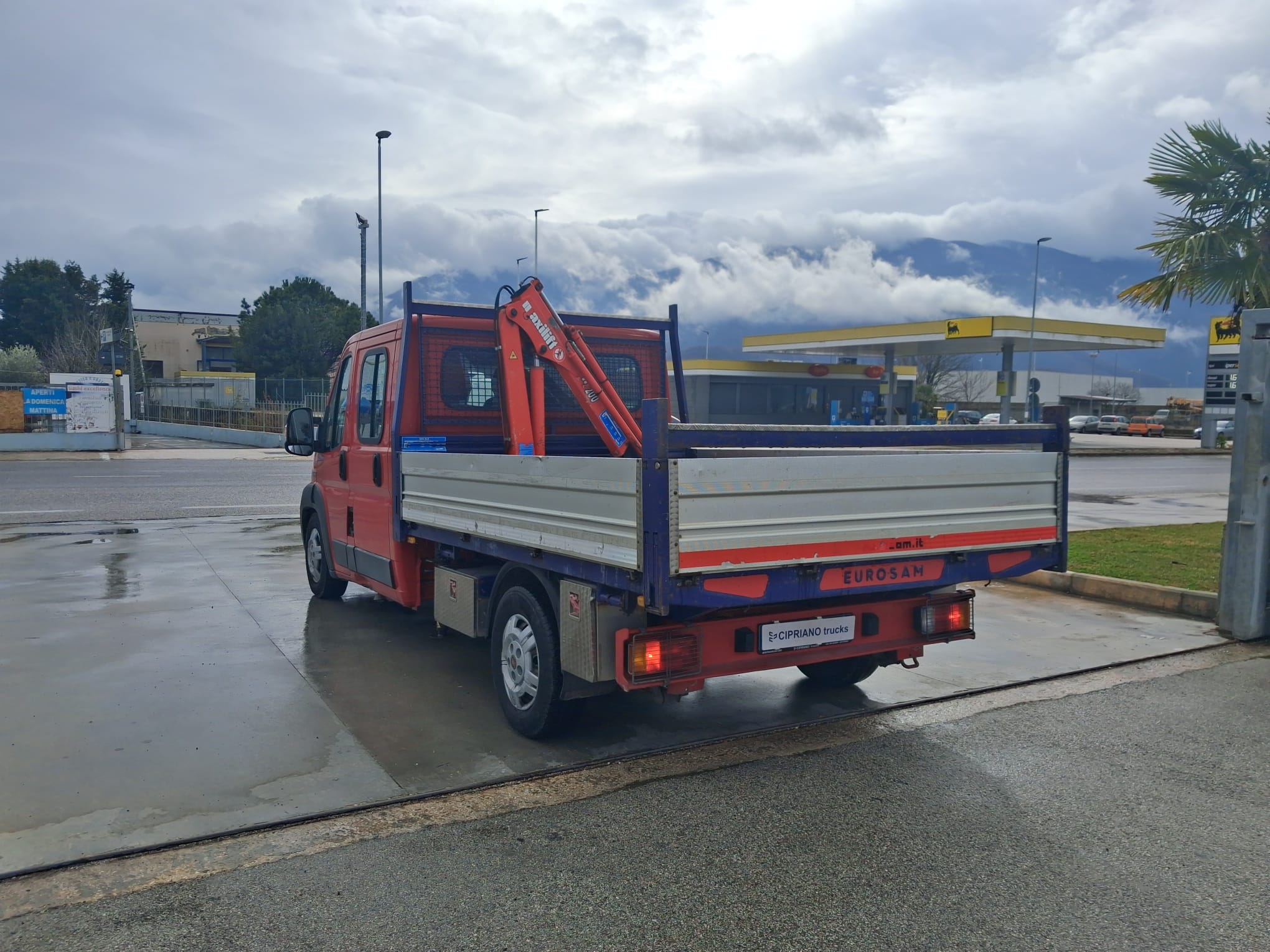 Fiat Ducato Doppia Cabina Grù e Cassone Fisso - immagine 7