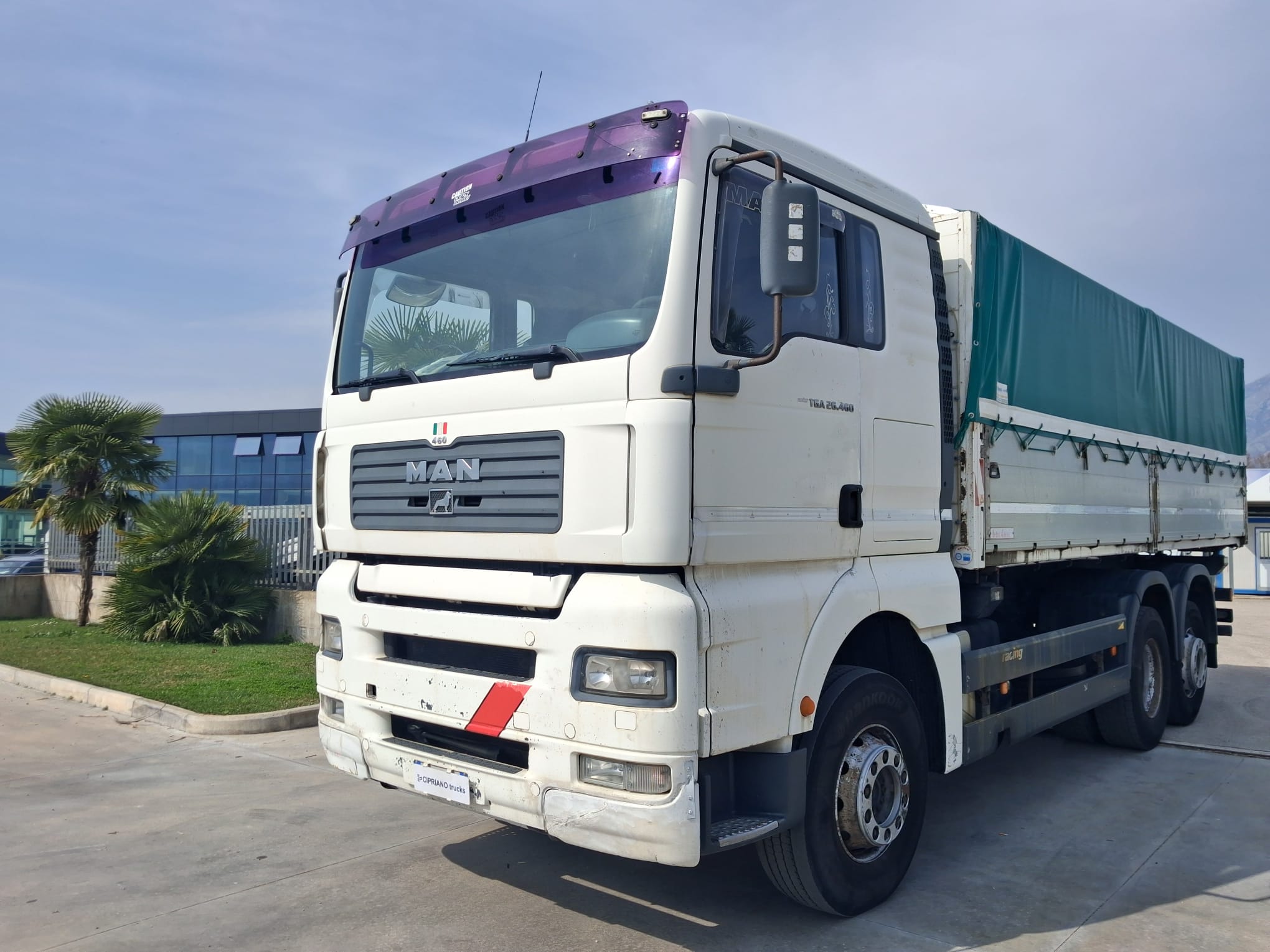 Man TGA 26.460 RIBALTABILE TRILAERALE TRASPORTO CEREALI - immagine 11
