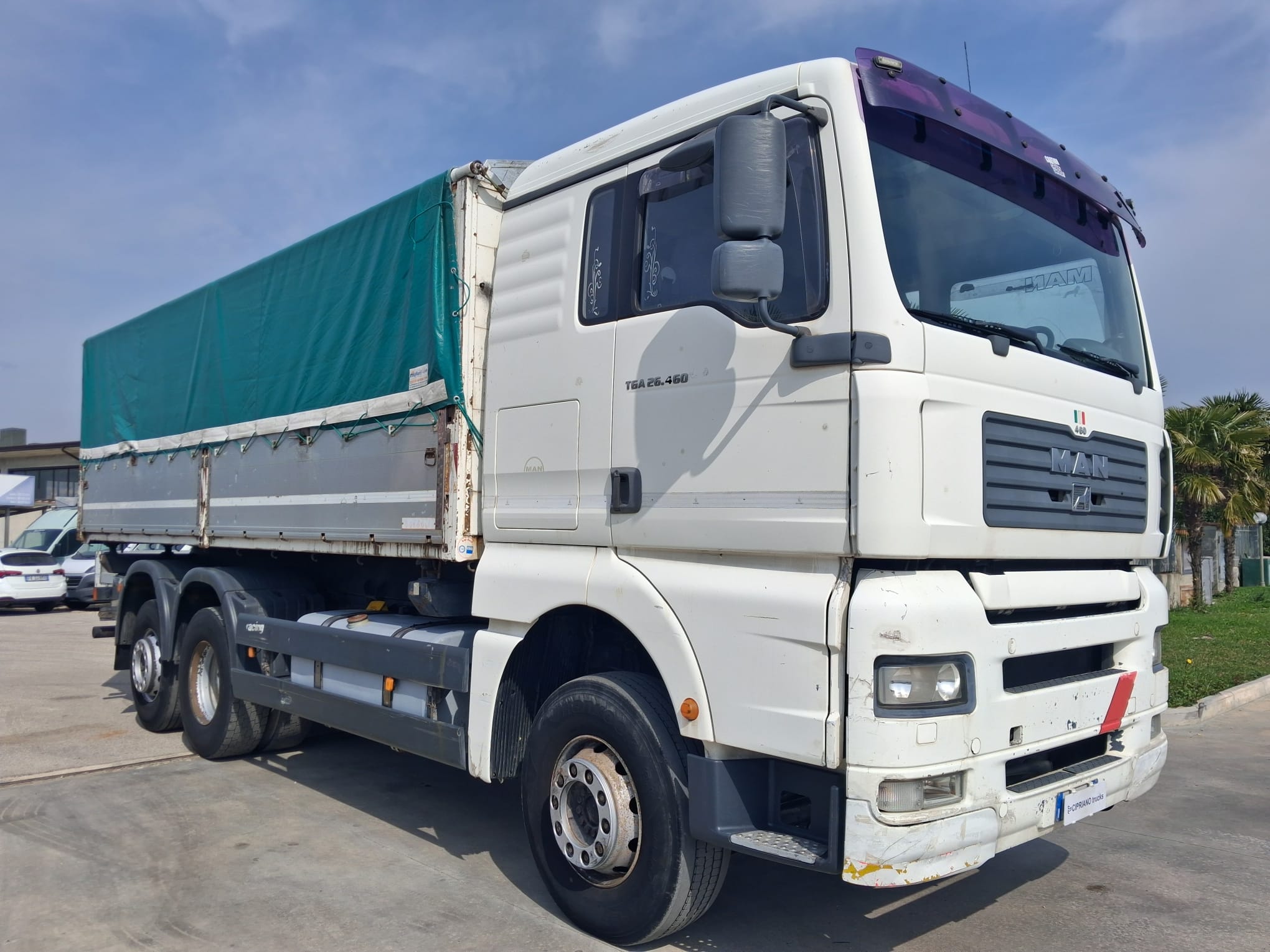 Man TGA 26.460 RIBALTABILE TRILAERALE TRASPORTO CEREALI - immagine 13