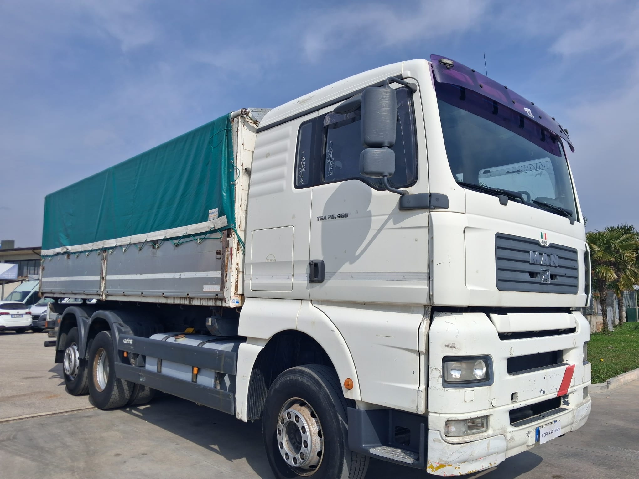Man TGA 26.460 RIBALTABILE TRILAERALE TRASPORTO CEREALI - immagine 14