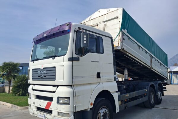 Man TGA 26.460 RIBALTABILE TRILAERALE TRASPORTO CEREALI - immagine 4