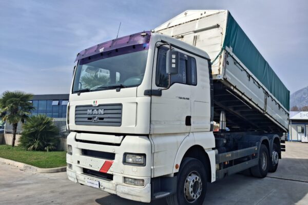 Man TGA 26.460 RIBALTABILE TRILAERALE TRASPORTO CEREALI - immagine 5