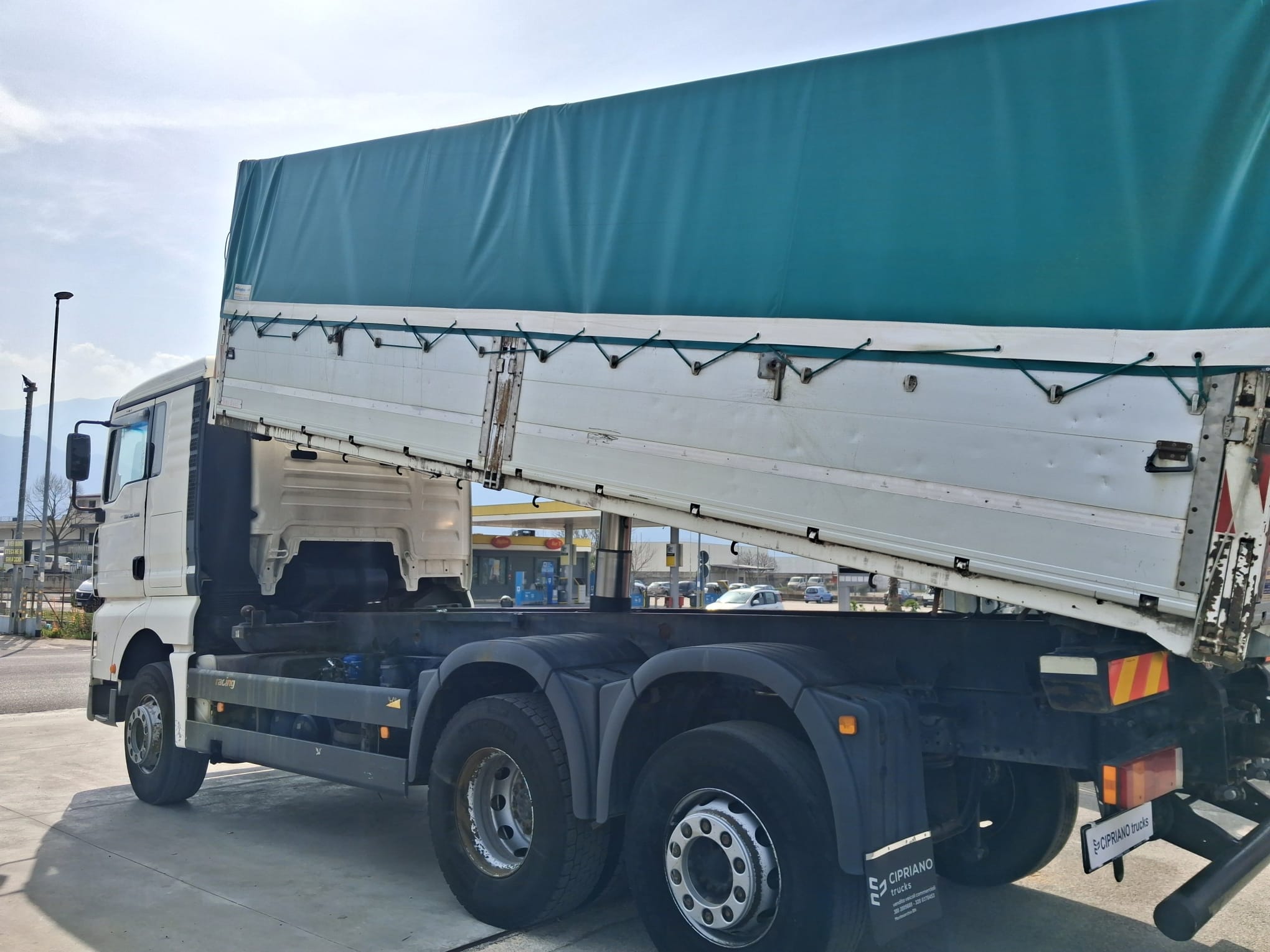 Man TGA 26.460 RIBALTABILE TRILAERALE TRASPORTO CEREALI - immagine 6