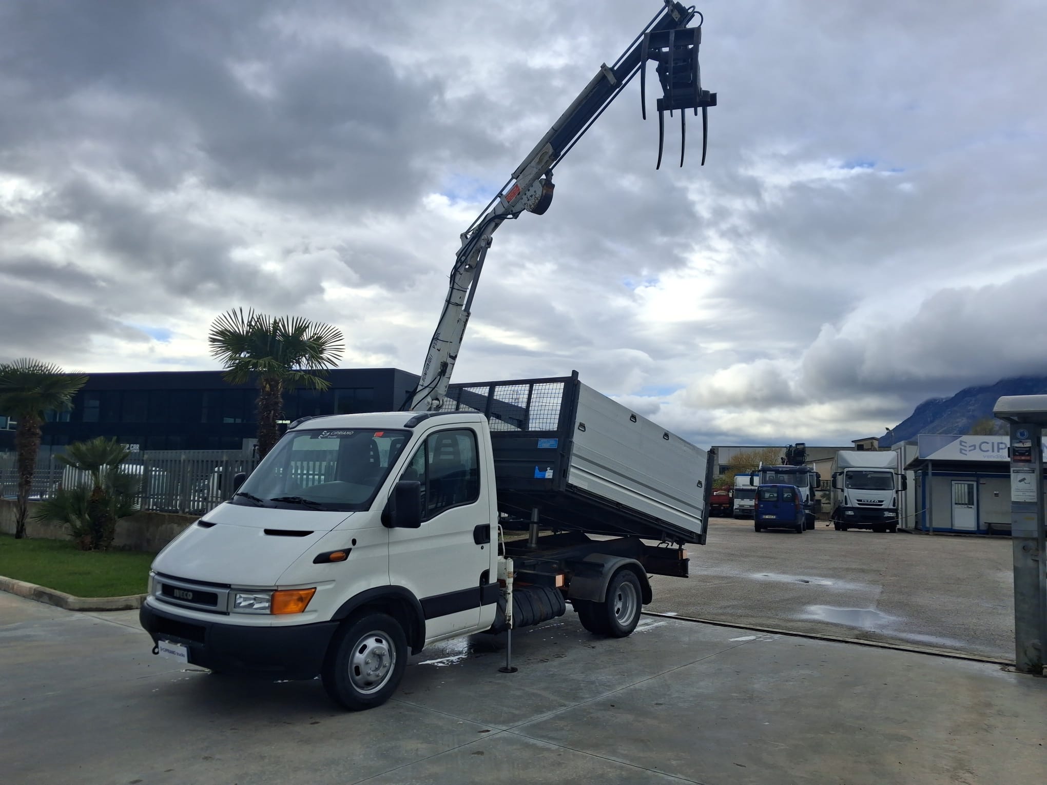 Iveco Daily 35c13 RIBALTABILE E GRU CARICATRICE - immagine 13