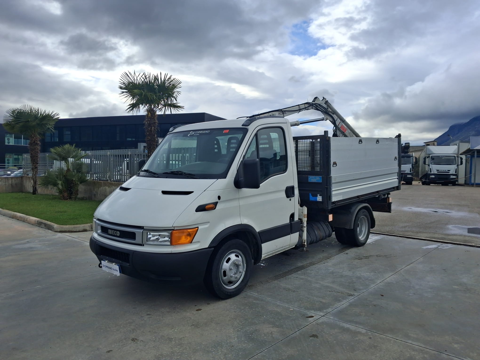 Iveco Daily 35c13 RIBALTABILE E GRU CARICATRICE - immagine 4