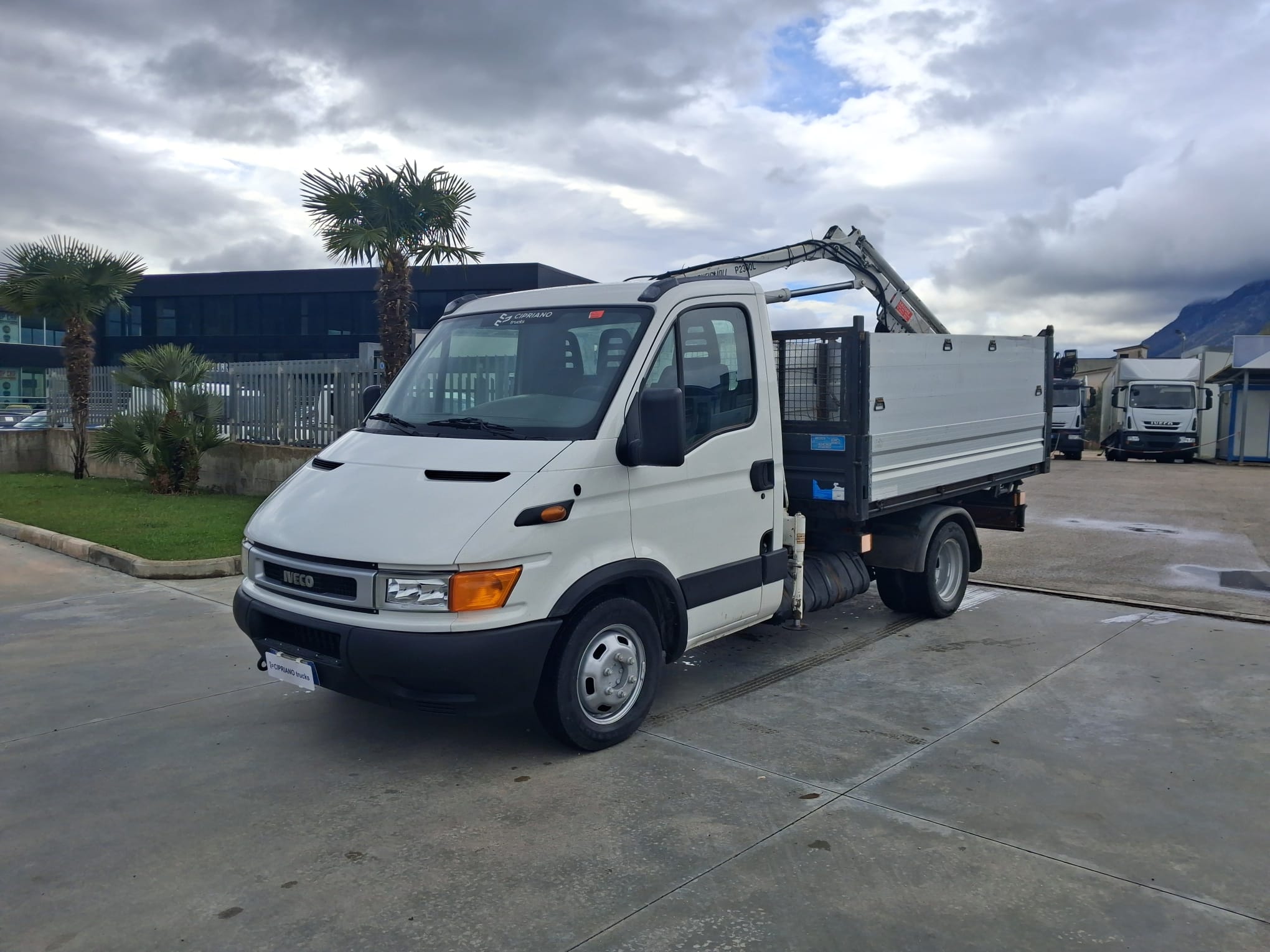 Iveco Daily 35c13 RIBALTABILE E GRU CARICATRICE - immagine 5
