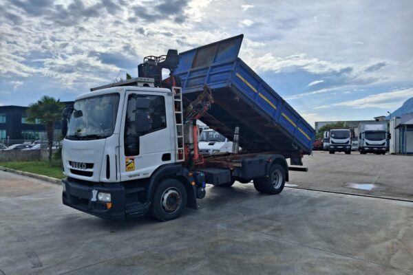 Iveco Eurocargo 120e18 RIBALTABILE E GRU CARICATRICE - immagine 8