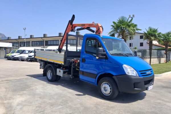 Iveco Daily 65c18 RIBALTABILE E GRU PALFINGER - immagine 25